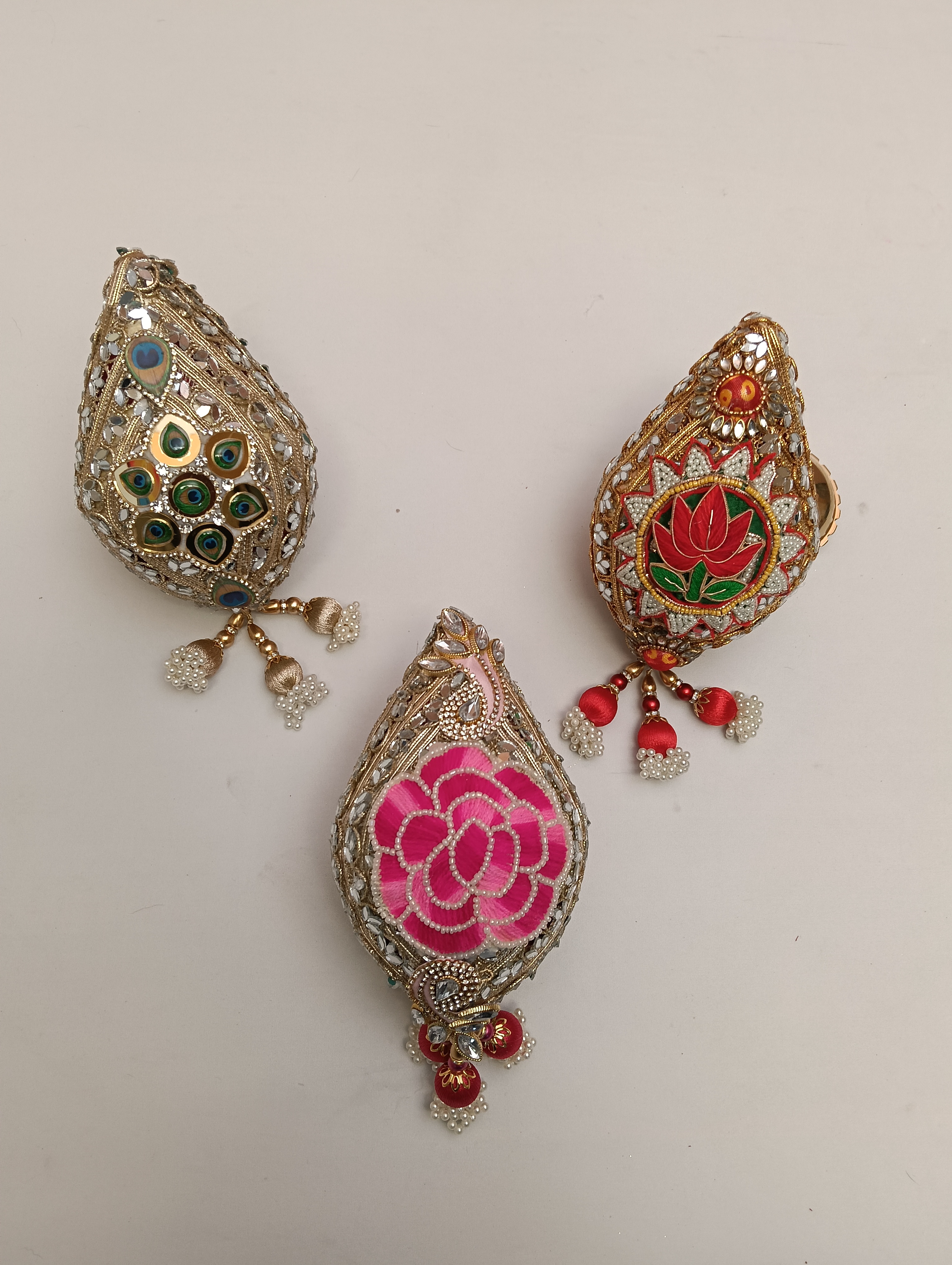 Decorated Supadi Trio — Nariyal & Supadi by Ekaiva