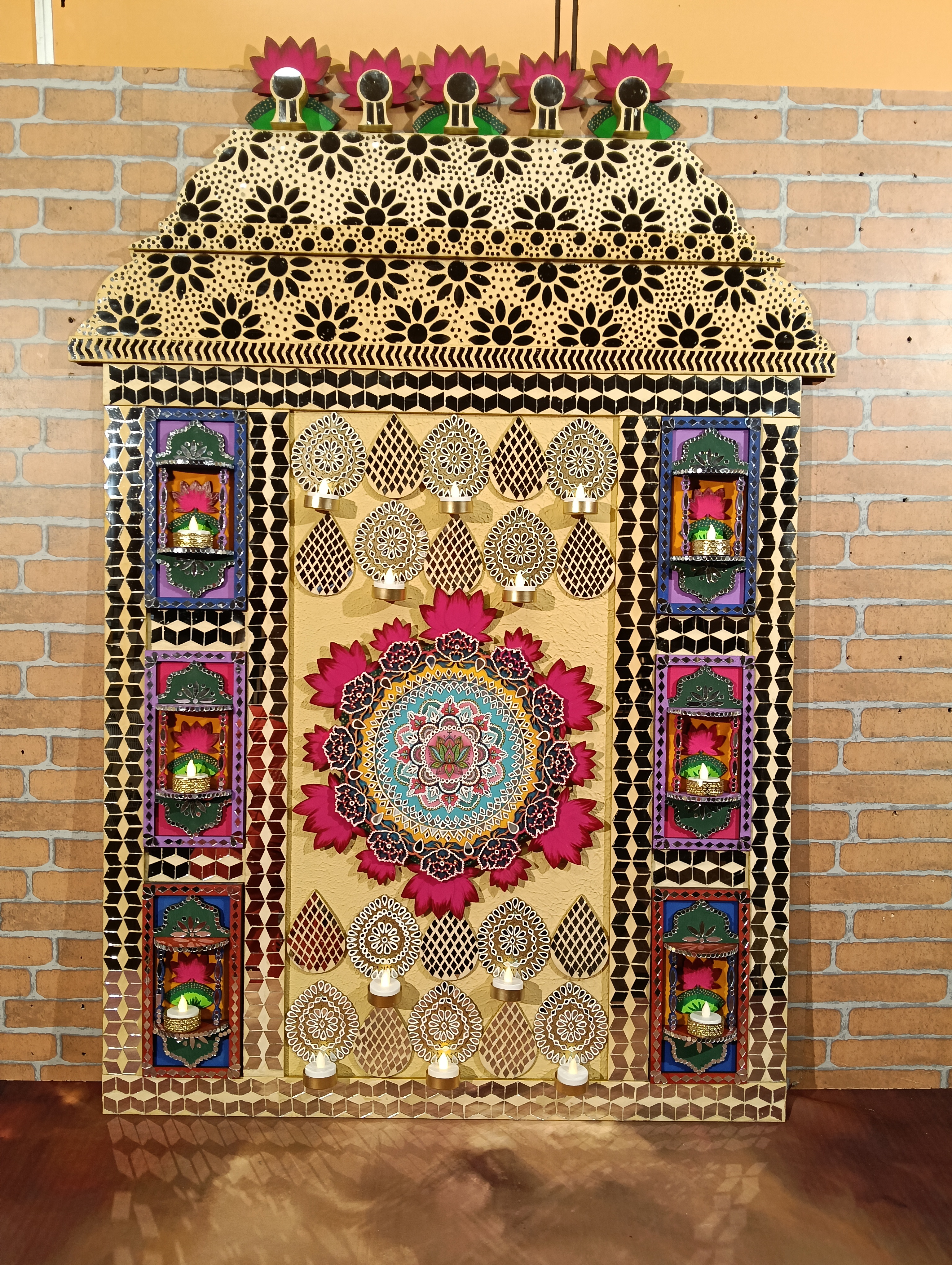 Ornate Jarokha Wall Art — Wall Art by Ekaiva