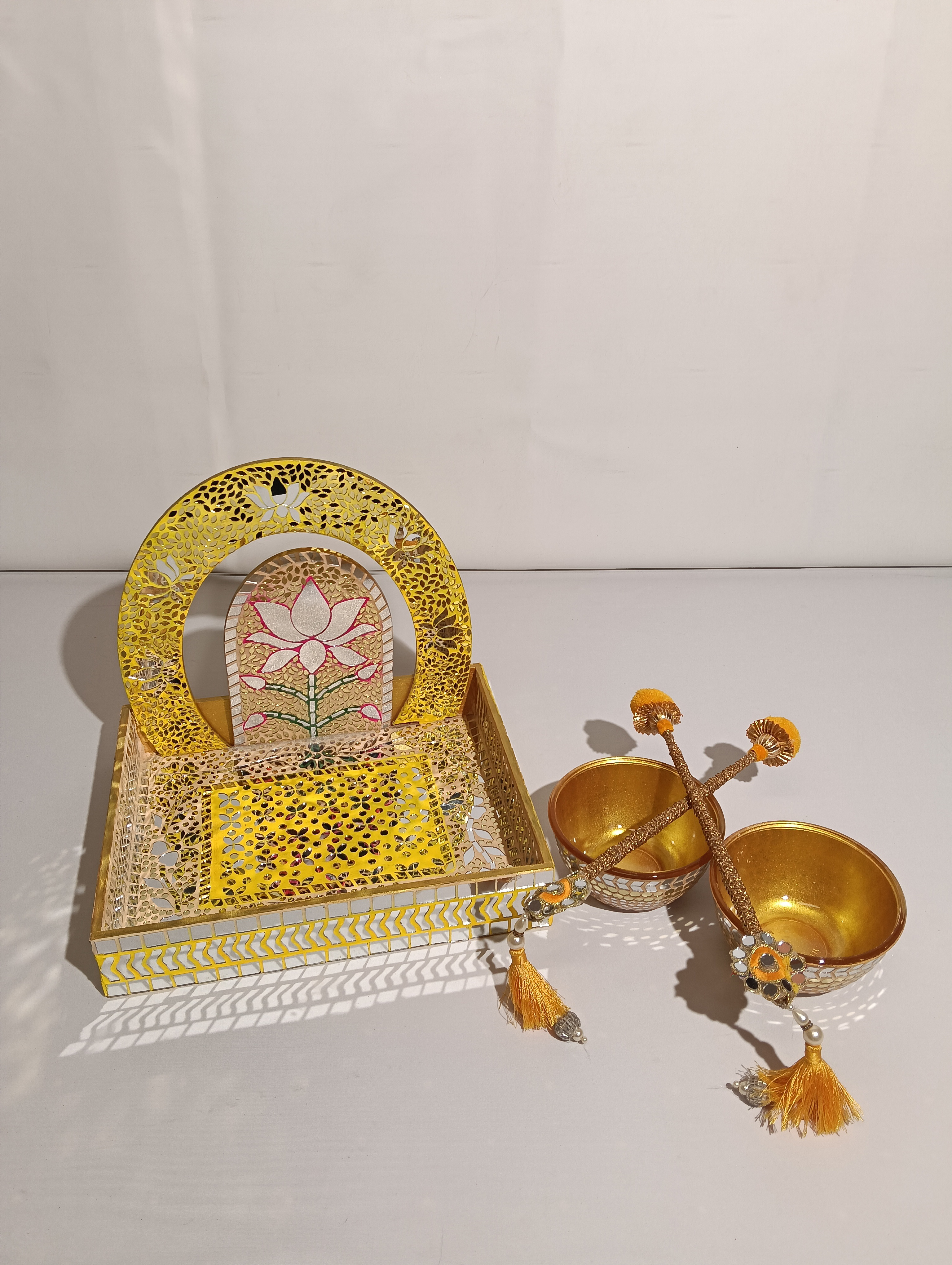 Yellow Haldi Ceremony Set — Wedding by Ekaiva